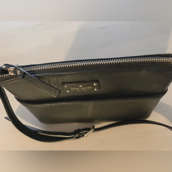 KATE SPADE Small Black Leather Satchel Bag J183 - Picture 4 of 8